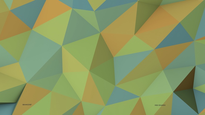 Low Poly Geometric Pattern 4K