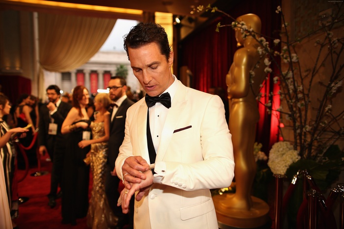 Matthew McConaughey at the 86th Academy Awards