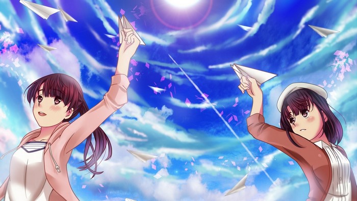 Kato Megumi from Saenai Heroine no Sodatekata with paper planes