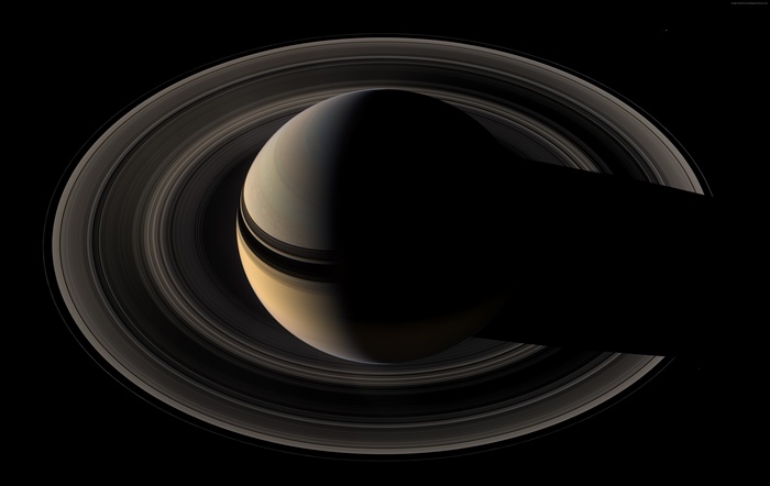 Saturn and its rings