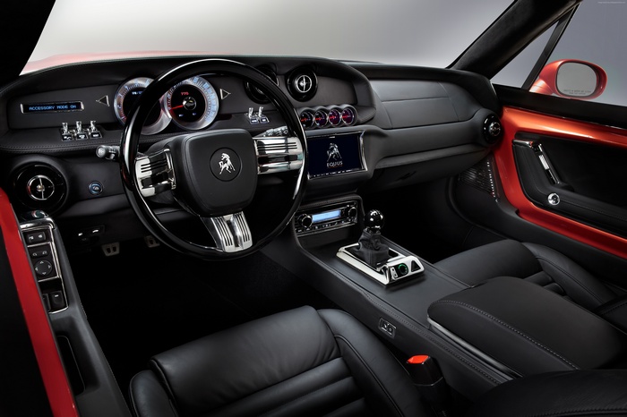 Interior of the Equus Bass 770 muscle car