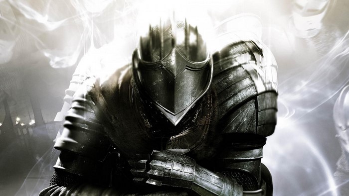 Knight in dark armor from Demon's Souls