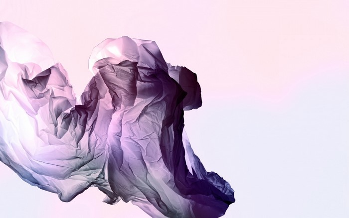 Abstract purple and pink crumpled fabric