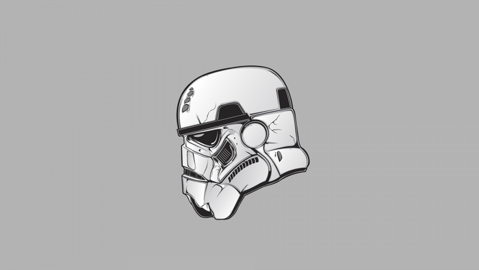 Stormtrooper helmet from Star Wars