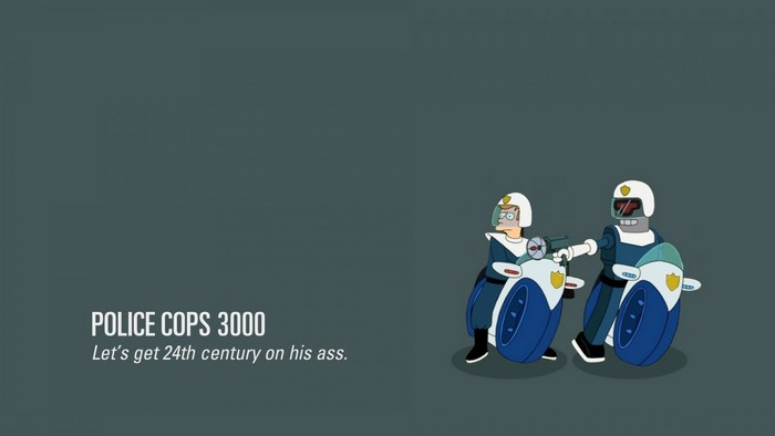 Police Cops 3000 from Futurama