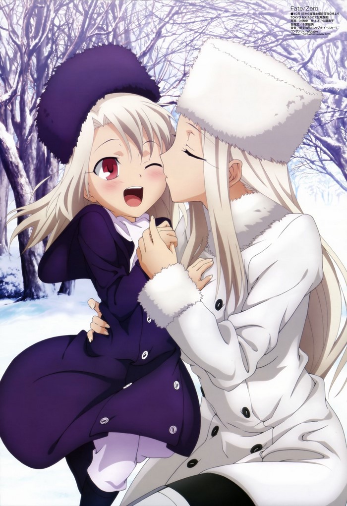 Illyasviel von Einzbern and Irisviel von Einzbern from Fate/Zero