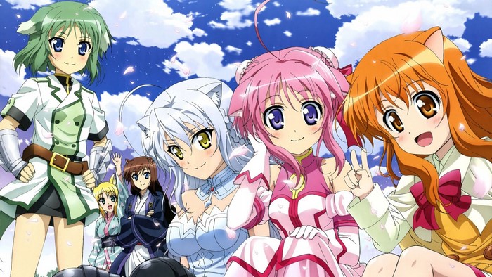 Anime girls from Dog Days series