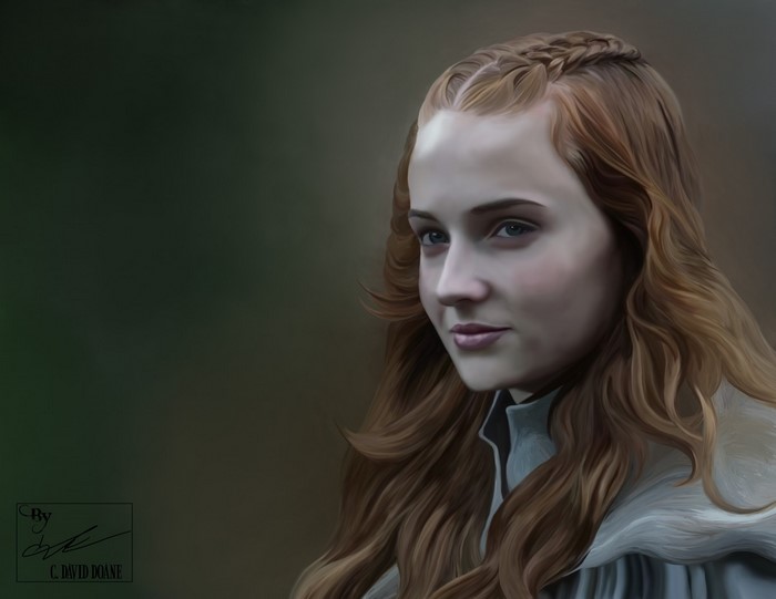 Sansa Stark from Game of Thrones portrait