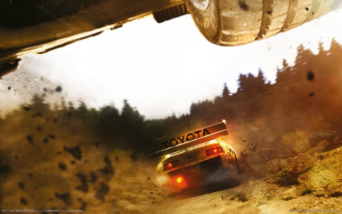 Toyota rally car from Colin McRae Off-Road