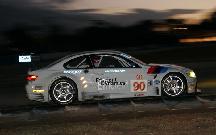 BMW M3 GT2 race car with number 90