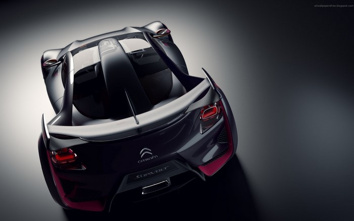 Citroen Survolt concept car rear view