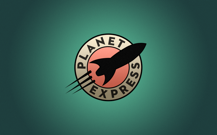 Planet Express logo from Futurama