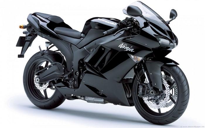 Kawasaki Ninja Black Sport Motorcycle