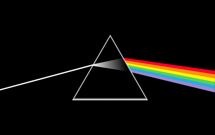 The Dark Side of the Moon prism diagram