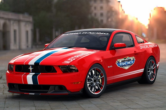 Red Ford Mustang Daytona 500 Official Pace Car