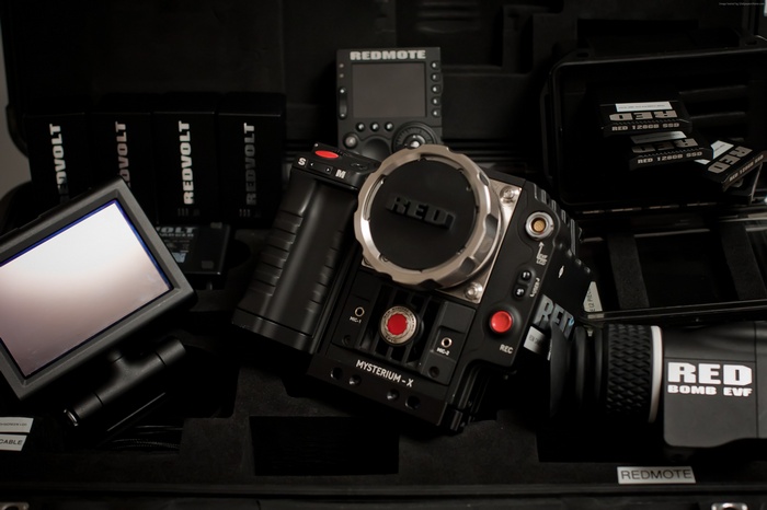RED MYSTERIUM-X camera with accessories