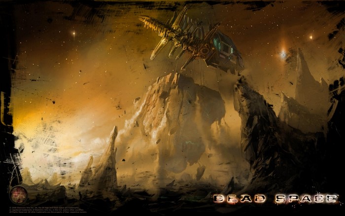 Dead Space video game screenshot in outer space