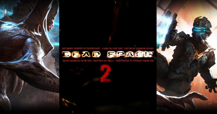 Dead Space 2: Isaac Clarke and Necromorph