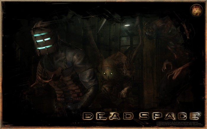 Isaac Clarke and Necromorphs from Dead Space