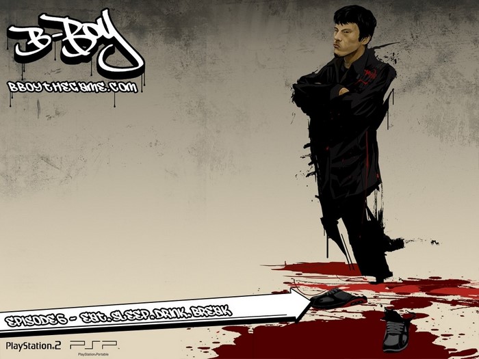 B-Boy video game poster