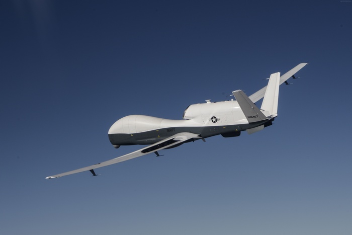 MQ-4C Triton drone in flight