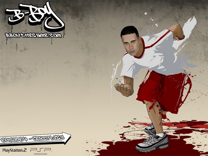 B-Boy video game promotional art