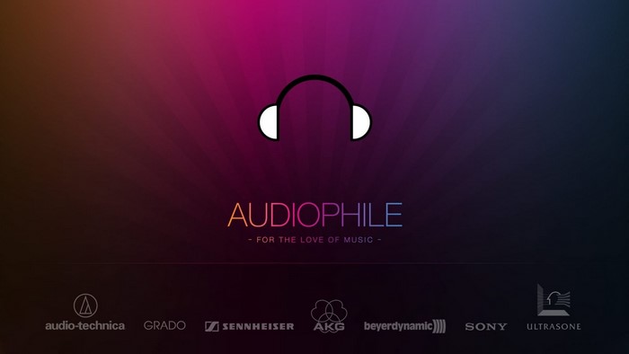 Audiophile - For the Love of Music headphone logos