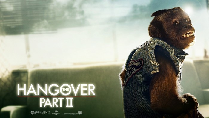 The Hangover Part II movie poster with monkey