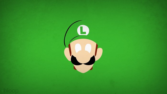Luigi from Super Mario illustration