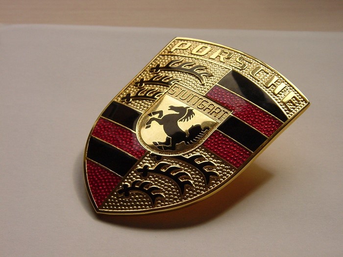 Porsche Stuttgart crest badge