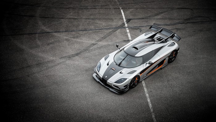 Koenigsegg Agera One 1 on asphalt