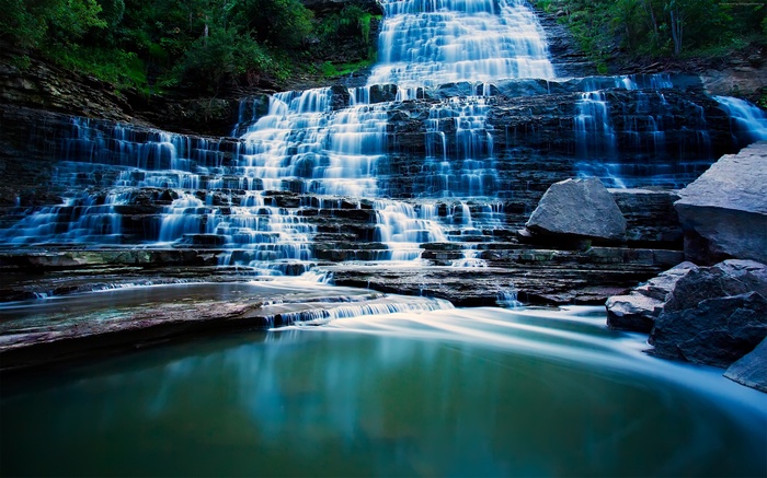 4K Pongour Waterfall in Dalat, Vietnam