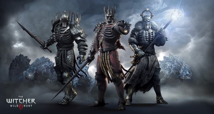 The Witcher 3 Wild Hunt Eredin and Wild Hunt warriors