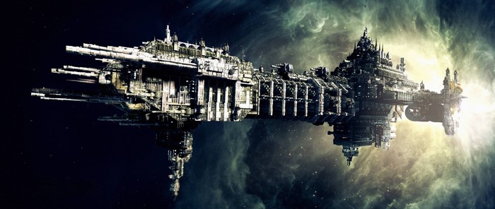 Warhammer 40,000 Battleship in Space