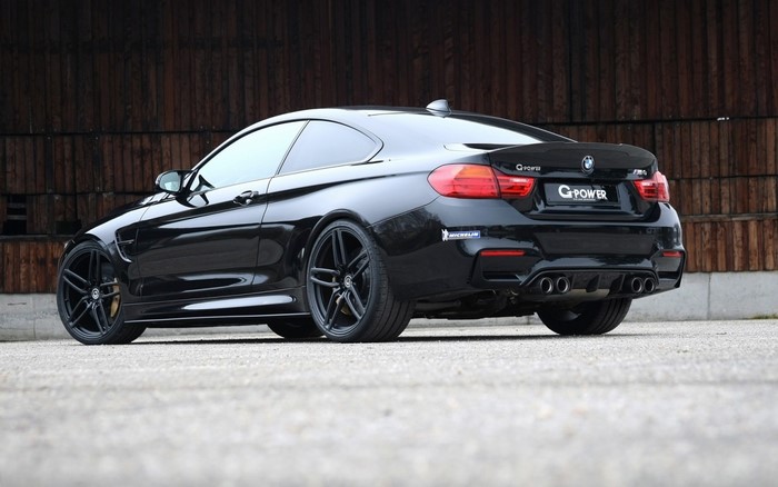 Black G-Power BMW M4 Coupe with custom wheels