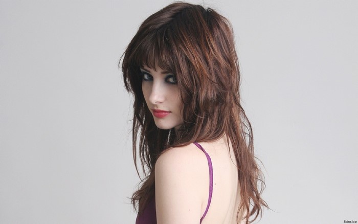 Susan Coffey portrait with long brown hair