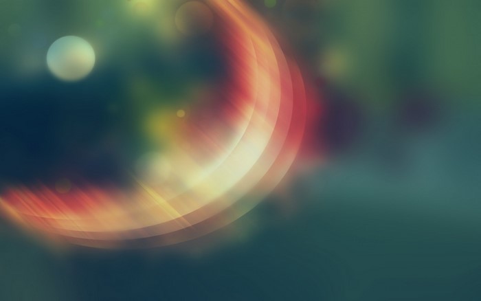 Abstract Sunlight Reflection with Lens Flare
