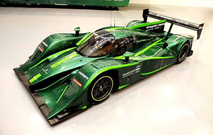 Green Lola-Drayson B12 69EV electric racing car