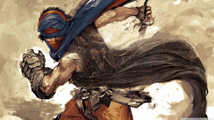Prince of Persia 2008 character in action