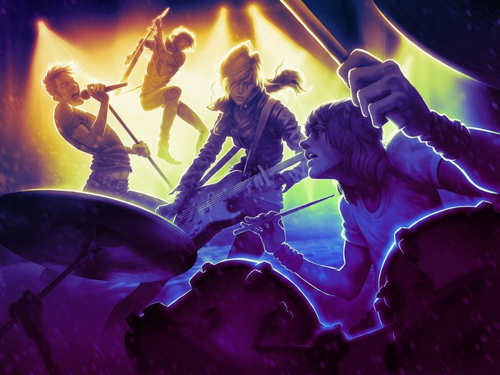 Rock Band 4 performance screenshot