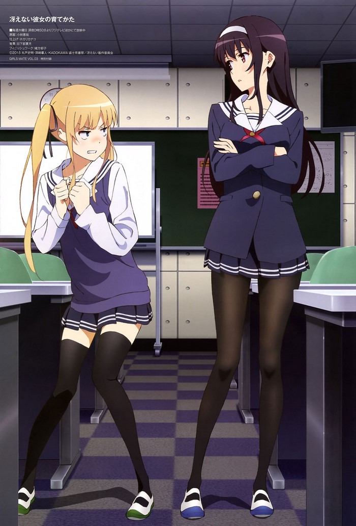 Eriri Spencer Sawamura and Utaha Kasumigaoka from Saenai Heroine no Sodatekata