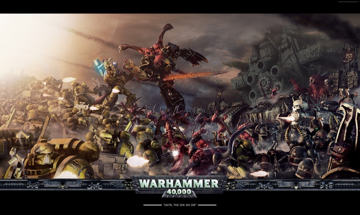 Warhammer 40,000: Regicide Space Marines battle Chaos