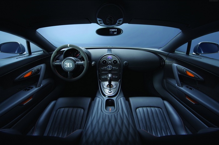 Bugatti Veyron Super Sport interior