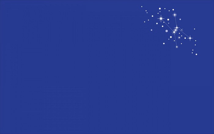 Constellation of Orion on a blue background