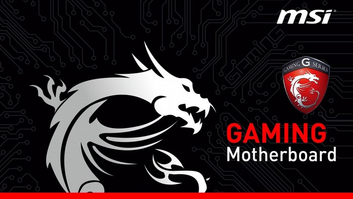 MSI Gaming Motherboard with Dragon Logo