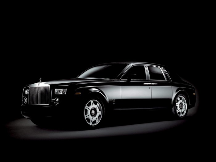 Black Rolls Royce Phantom Luxury Sedan
