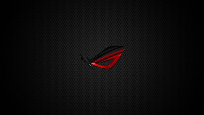 Republic of Gamers logo on black textured background