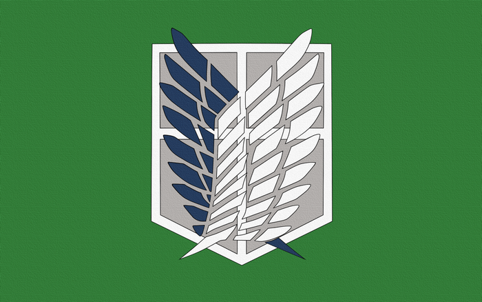 Wings of Freedom logo from Attack on Titan