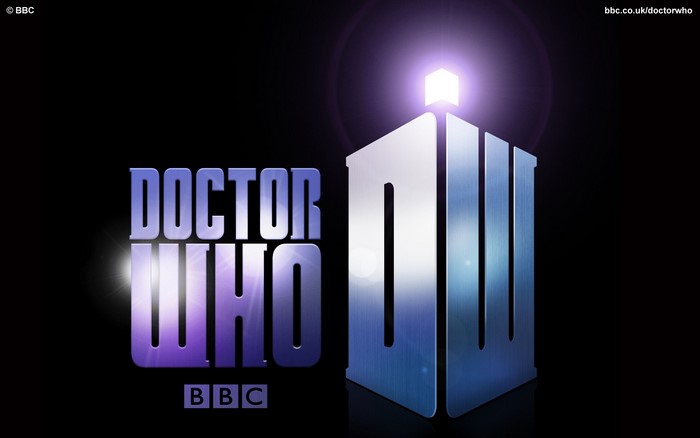 Doctor Who BBC Logo and TARDIS