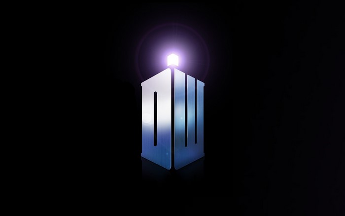 Doctor Who TARDIS logo illustration